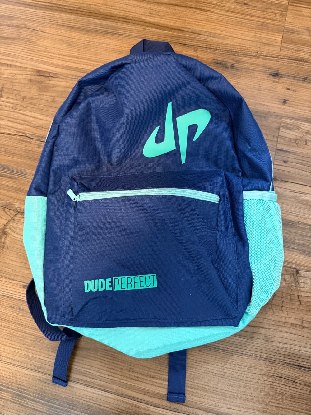 Dude Perfect Navy and Teal Everyday Backpack great for school!! New